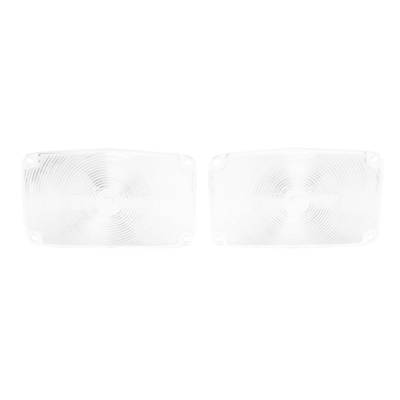 Trim Parts - Trim Parts A1387 1956 Full-Size Chevrolet Clear Parking Light Lens w/Bowtie PAIR