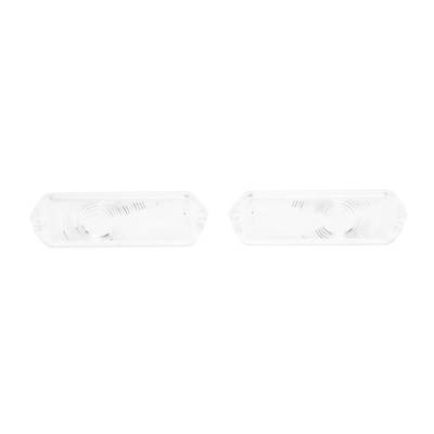 Trim Parts - Trim Parts A2438C 1963 Full-Size Chevrolet Clear Parking Light Lens PAIR