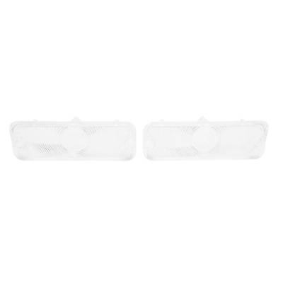 Trim Parts - Trim Parts A2439C 1964 Full-Size Chevrolet Clear Parking Light Lens PAIR