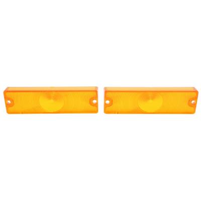 Trim Parts - Trim Parts A2440 1965 Full-Size Chevrolet Parking Light Lens Amber PAIR