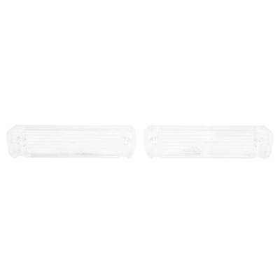Trim Parts - Trim Parts A2442C 1967 Full-Size Chevrolet Clear Parking Light Lens PAIR