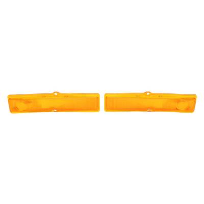 Trim Parts - Trim Parts A3044 1963-64 Chevy II & Nova Amber Parking Light Lens PAIR