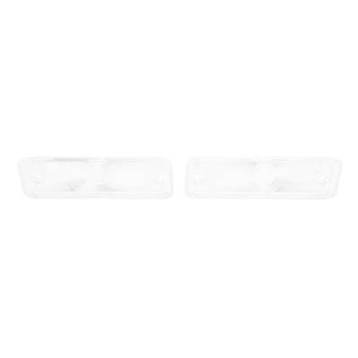 Trim Parts - Trim Parts A3046C 1966-67 Chevy II & Nova Parking Light Lens Clear PAIR