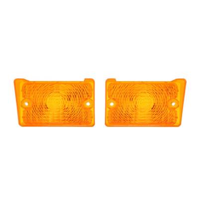 Trim Parts - Trim Parts A3061 71-72 Nova Amber Parking Light Lens PAIR