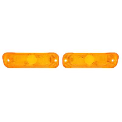 Trim Parts - Trim Parts A4248 1965 Chevelle/El Camino Amber Parking Light Lens PAIR