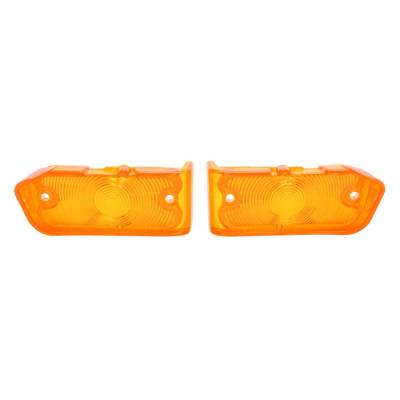 Trim Parts - Trim Parts A4250 1967 Parking Light Lens Amber PAIR
