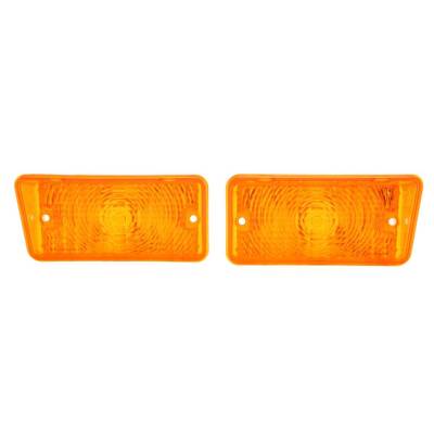 Trim Parts - Trim Parts A4275 1970 Chevelle Parking Light Lens Amber PAIR