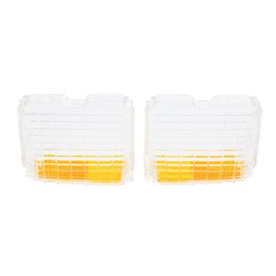 Trim Parts - Trim Parts A4860 1972 El Camino Clear Parking Light Lens PAIR