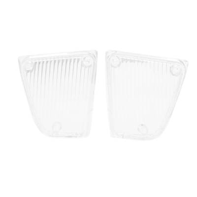 Trim Parts - Trim Parts A5300 70-71 Corvette Parking Light Lens Clear PAIR