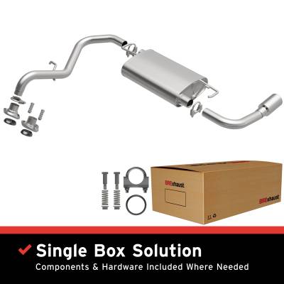 BRExhaust - BRExhaust 106-0061 Direct-Fit Exhaust System Replacement Kit