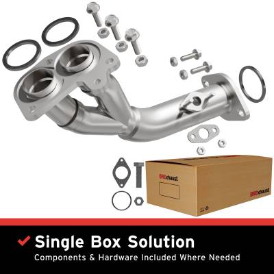 BRExhaust - BRExhaust 107-0150 Direct-Fit Front Pipe Kit