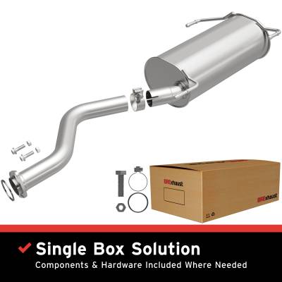 BRExhaust - BRExhaust 106-0372 Direct-Fit Exhaust System Replacement Kit