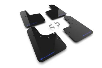 Rally Armor - Rally Armor MF123-UR-BLK-BL Black Mud Flap/Blue Logo