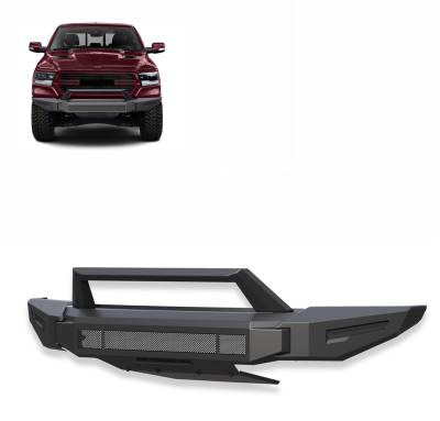 Black Horse Off Road - Black Horse Off Road AFB-RA20 Armour II Heavy Duty Modular Front Bumper