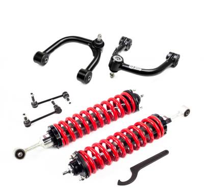 Freedom Off-Road - Freedom FO-T901F+FO-T701FU 2.5-5" Coilovers & Front Upper Arms for 05-23 Tacoma
