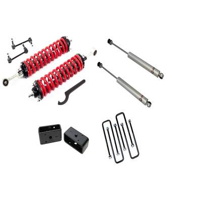Freedom Off-Road - Freedom FO-T901-KIT 2.5-5" Coilovers 3" RR Blocks & Shocks for 05-23 Tacoma