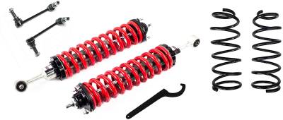 Freedom Off-Road - Freedom FO-T901F+FO-T102R30 2.5-5"Coilovers & 3"RR Springs for GX460/470/4Runner