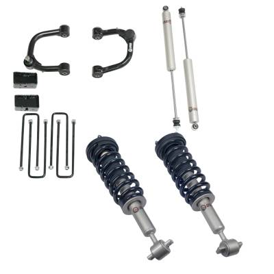 Freedom Off-Road - Freedom FO-F805-1-3-KIT+FO-F704FU 3" Lift Kit + Control Arms for 14-20 Ford F150