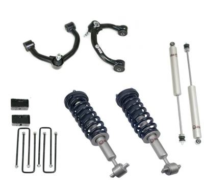 Freedom Off-Road - Freedom O/R FO-F805-1-2-KIT+FO-F708FU 2" Struts/Rear Blocks Shocks Arms