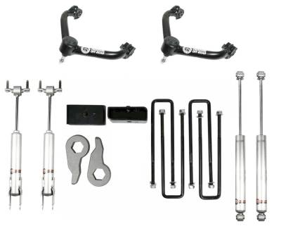 Freedom Off-Road - Freedom FO-G505-KIT+FO-G708FU 1-3" Lift Kit w/Shocks for 20-25 Sierra/Silverado