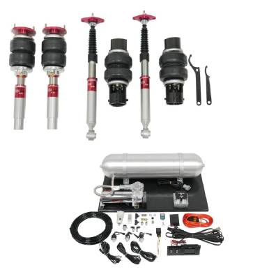 TruHart - TruHart TH-D1003+TH-ME01 Air Struts w/Evo Man. for 05+ 300/Challenger/Magnum