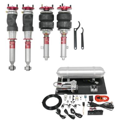 TruHart - TruHart TH-L1003-1+TH-ME02 Air Struts w/Evo-BT for 06-13 Lexus IS/GS/IS-F AWD