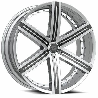 Blade Luxury - Blade BRT-454-6S-24956135+25C BRT-454 24x9.5 6x135 25mm Chrome