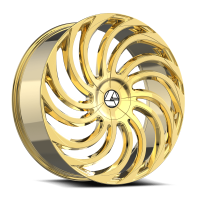 Azara - Azara Wheel AZA-534 26x9.5 BLANK 15mm Gold AZA-5342695BL15NG