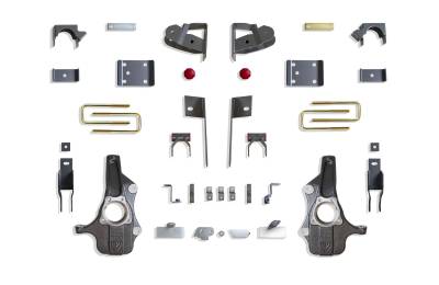 MaxTrac - MaxTrac KS331924MR 2"/4" Lowering Kit for Adaptive Ride Models