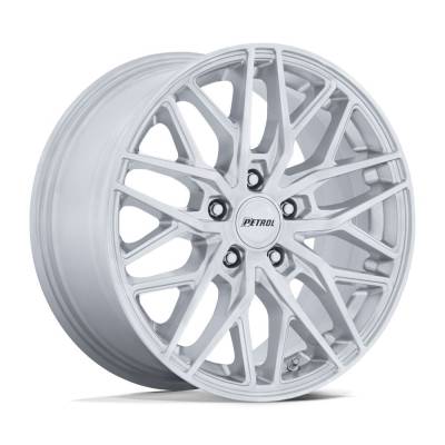 Petrol - Petrol Wheels PE004SD18801240 P3E 18x8 5x4.5 40mm Gloss Silver/Machined