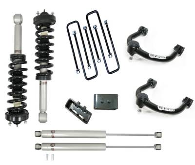 Freedom Off-Road - Freedom O/R FO-F805-3-KIT+FO-F704FU 3" Lift Kit Front Struts w/Rear Blocks