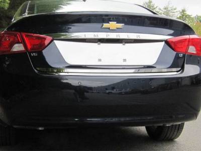 Quality Automotive Accessories - QAA LP54135 1Pc Stainless License Plate Bezel for 14-20 Chevrolet Impala