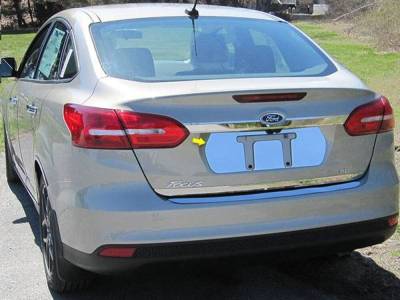 Quality Automotive Accessories - QAA LP55345 1Pc Stainless License Plate Bezel for 2015-2018 Ford Focus