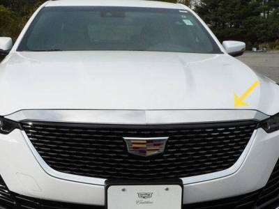 Quality Automotive Accessories - QAA HT60235 1Pc Stainless Steel Grille Accent for 2020-2025 Cadillac CT5