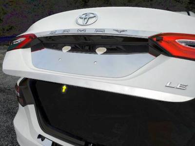 Quality Automotive Accessories - QAA RD18130 1Pc Stainless Steel Rear Deck Accent for 2018-2024 Toyota Camry