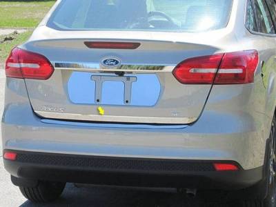 Quality Automotive Accessories - QAA RD55345 1Pc Stainless Steel Rear Deck Accent for 2015-2018 Ford Focus