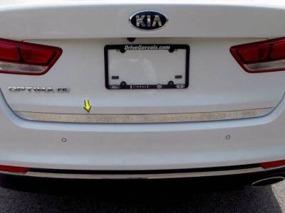 Quality Automotive Accessories - QAA RD16805 1Pc Stainless Steel Rear Deck Accent for 2016-2020 Kia Optima