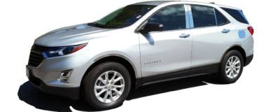 Quality Automotive Accessories - QAA WQ58160 4Pc Stainless Steel Wheel Well Trim for 2018-2024 Chevy Equinox