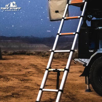 Tuff Stuff Overland - Tuff Stuff Overland TS-LDR-TELE-2.6M RTT Telescoping Extension Ladder 97"