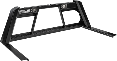 Highway Products - Highway Products 4011-038-BK62 Guardian HD Open Post Smooth Black Upright/Center