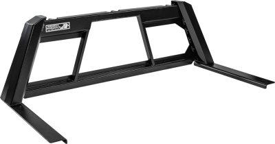 Highway Products - Highway Products 4011-034-BK62 Guardian Open Post Smooth Black Upright/Center