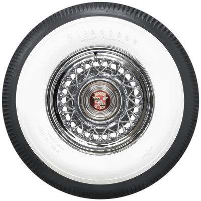 Coker - Coker 613117 890-15 FIRESTONE 3" White Wall
