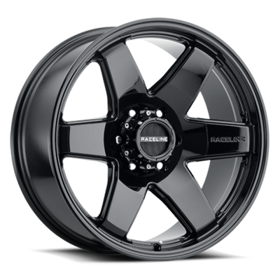 Raceline Wheels - Raceline Wheels Addict 942B 17x9 6x135 0mm Gloss Black 942B-79065-00