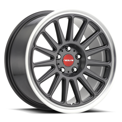 Raceline Wheels - Raceline Wheels 315G-88518+45 Grip 315G 18x8.5 5x120 45mm Gunmetal/Machined