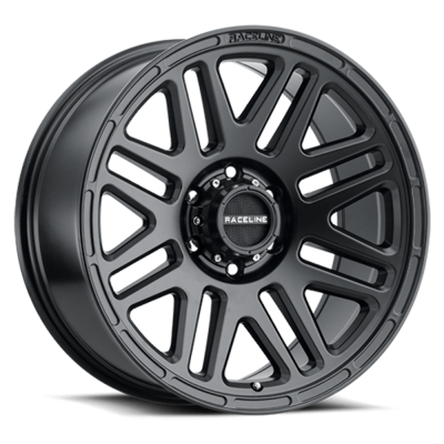 Raceline Wheels - Raceline Wheels 944B-29080-12 Outlander 944B 20x9 8x6.5 -12mm Satin Black