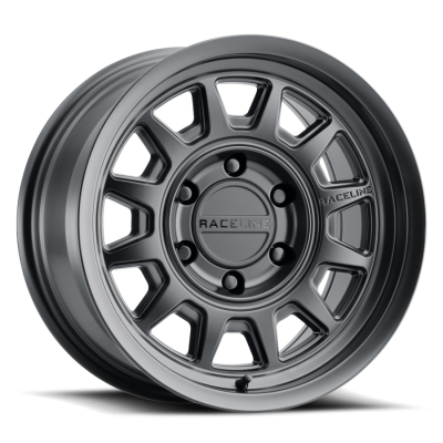 Raceline Wheels - Raceline Wheels 952B-79055-12 952B Aero HD Wheel 17x9 5x5.5 -12mm Satin Black