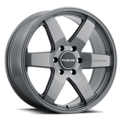 Raceline Wheels - Raceline Wheels 942GS-68050-00 Addict 942GS 16x8 5x5.0 0mm Graystone Gray