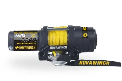 Novawinch - Novawinch 701001068815 Fenix25 2500lb 12V Electric ATV Winch Synthetic Cable