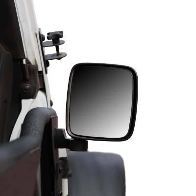 EZ4x4 - EZ4x4 1900 0153 EZ Rectangle Dual Position Mirrors-Pair for EZ Tube Doors