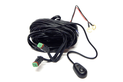 Top Gun Customz - Top Gun Customz TGC79903 Light Bar Harness Switch DT Connector Dual Plug